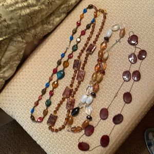 Rectangle necklace is from the Joan Rivers collection